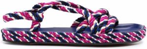 Isabel Marant rope strap platform sandals Pink