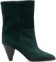 ISABEL MARANT Rouxa 75mm suede ankle boots Green - Thumbnail 1