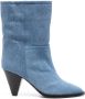 ISABEL MARANT Rouxa 80mm suede ankle boots Blue - Thumbnail 1