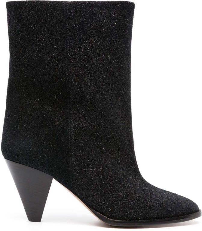 ISABEL MARANT Rouxa suede 85mm boots Black