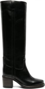 ISABEL MARANT Seenia 70mm leather boots Black