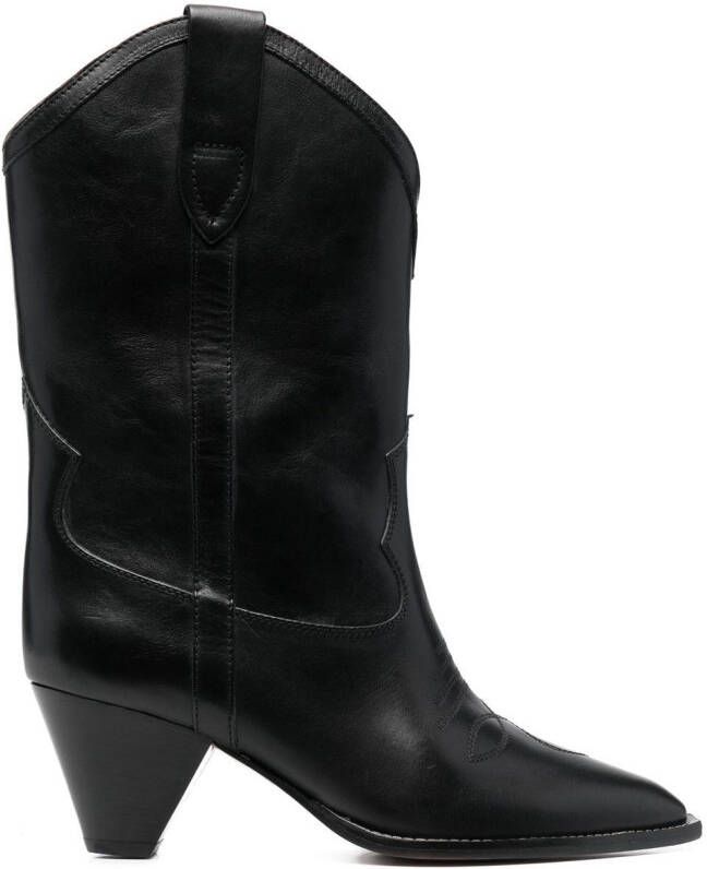 ISABEL MARANT slip-on Western-style boots Black