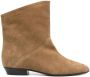 ISABEL MARANT Sprati suede ankle boots Neutrals - Thumbnail 1