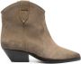 ISABEL MARANT suede 45mm ankle boots Brown - Thumbnail 1