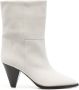 ISABEL MARANT suede 80mm ankle boots White - Thumbnail 1