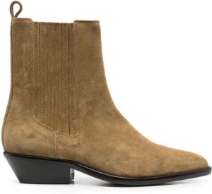 Isabel Marant suede ankle boots Neutrals