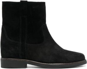 ISABEL MARANT Susee 30mm suede ankle boots Black