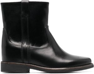 ISABEL MARANT Susee leather ankle boots Black