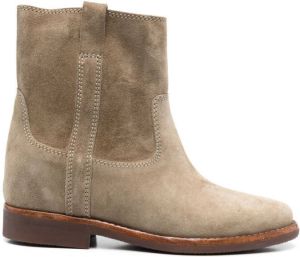 Isabel Marant Susee suede ankle boots Green