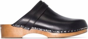 Isabel Marant Thalie leather clogs Black