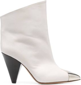 Isabel Marant toe-cap 100mm heeled boots White