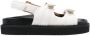 ISABEL MARANT touch-strap platform leather sandals White - Thumbnail 1