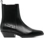 ISABEL MARANT Delena leather ankle boots Black - Thumbnail 1