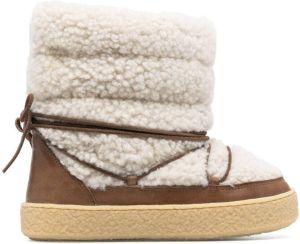 Isabel Marant Zimlee shearling snow boots Brown
