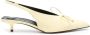 Jacquemus 40mm Cubisto leather pumps Yellow - Thumbnail 1