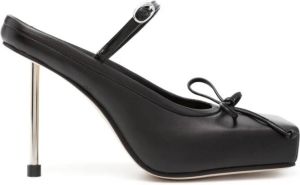 Jacquemus Les chaussures Ballet 110mm leather mules Black