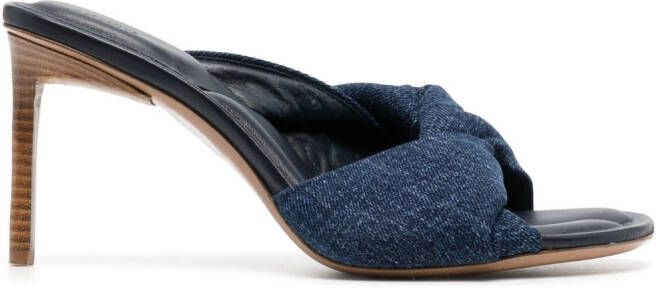 Jacquemus Les mules Bagnu 95mm sandals Blue