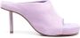 Jacquemus moulded calf-suede sandals Purple - Thumbnail 1