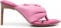 Jacquemus padded 85mm leather mules Pink - Thumbnail 1