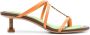 Jacquemus Pralu 45mm leather sandals Orange - Thumbnail 1