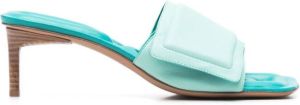 Jacquemus slip-on 60mm heels Blue