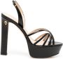 Jennifer Chamandi Roberto 130mm platform sandals Black - Thumbnail 1