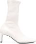Jil Sander 65mm leather ankle boots White - Thumbnail 1