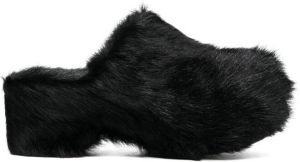 Jil Sander 70mm chunky slip-on mules Black