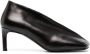 Jil Sander 70mm square-toe leather pumps Black - Thumbnail 1