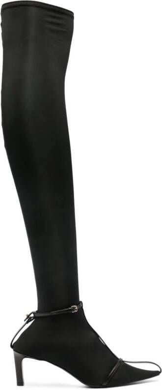 Jil Sander 75mm sock-style boots Black