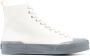 Jil Sander canvas high-top sneakers White - Thumbnail 1