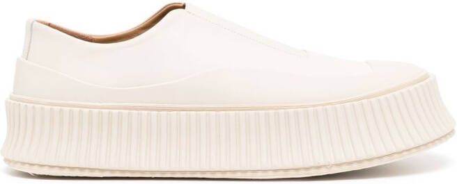 Jil Sander chunky slip-on sneakers White