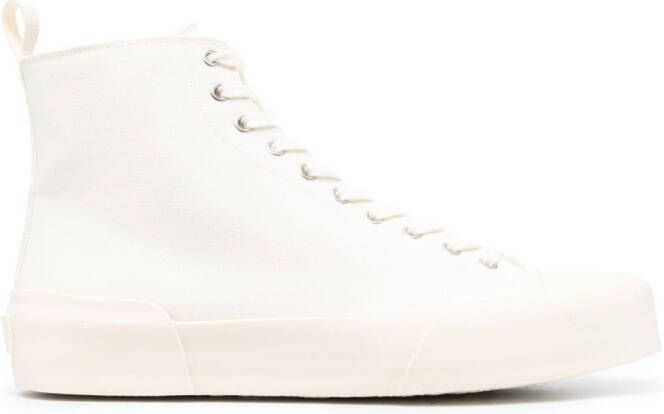 Jil Sander high-top leather sneakers White