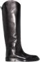 Jil Sander knee-high leather boots Black - Thumbnail 1