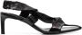 Jil Sander knotted-strap leather sandals Black - Thumbnail 1