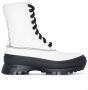 Jil Sander lace-up leather boots White - Thumbnail 1
