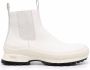 Jil Sander leather Chelsea boots White - Thumbnail 1