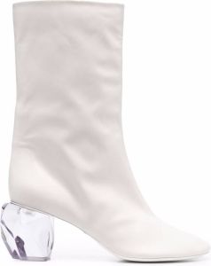 Jil Sander leather Half Boot White