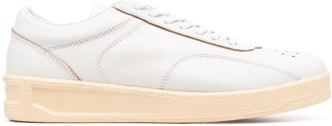 Jil Sander logo low-top sneakers White