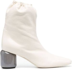 Jil Sander Nikki elasticated-opening 70mm boots White