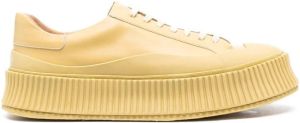 Jil Sander Oversize low-top sneakers Yellow