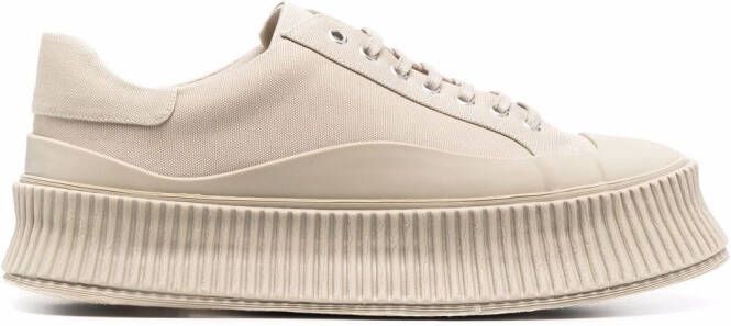 Jil Sander platform-sole sneakers Neutrals
