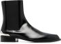 Jil Sander pointed leather ankle boots Black - Thumbnail 1