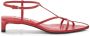 Jil Sander pointed open-toe leather sandals Red - Thumbnail 1