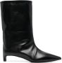 Jil Sander pointed-toe leather boots Black - Thumbnail 1
