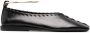 Jil Sander ring-detail ballerina shoes Black - Thumbnail 1