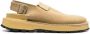Jil Sander round-toe suede slippers Yellow - Thumbnail 1