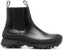 Jil Sander rubber-sole chelsea boots Black - Thumbnail 1