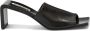 Jil Sander square open-toe leather sandals Black - Thumbnail 1