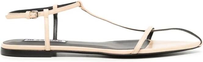 Jil Sander strappy flat sandals Neutrals